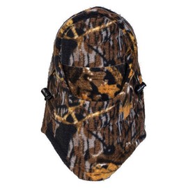 KOOYU Balaclava Ski Mask Thermal Cold Weather Full Face Mask Cover for Men Women Warmer Adjustable Camouflage Scarf Bandana