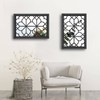 Wocred Set of 2 Rectangular Wall Mirror,Gorgeous Rustic Farmhouse Accent