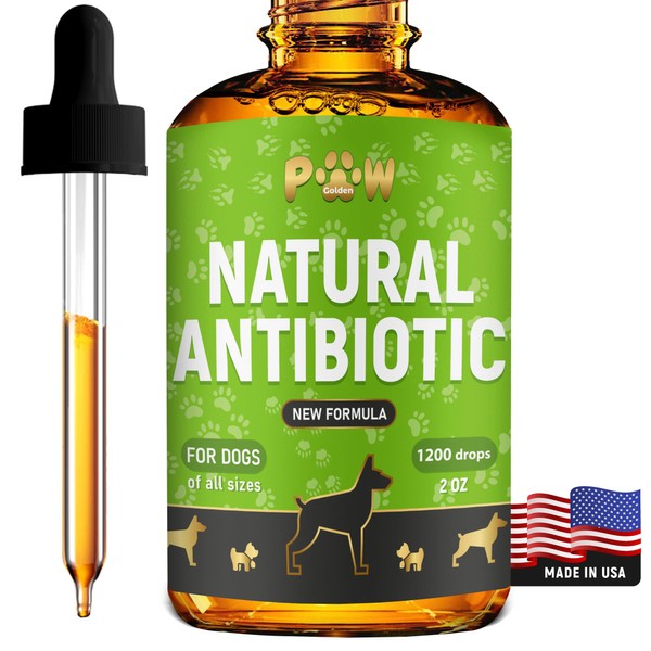Natural Antibiotics for Dogs - Dog Antibiotics - Supports Dog Allergy Relief - Dog Itch Relief - Dog Allergy Support - Dog Multivitamin - Pet Antibiotics - Dog Antibiotic (2 Oz)