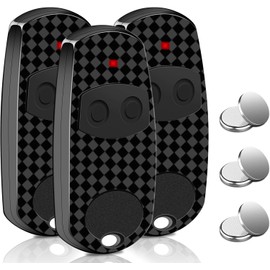 3Pack Gate Remote Control Fob, 433.92 MHz Gate Fob, Remote Control for Gate Compatible with CAM TOP432NA, TOP432EE, TOP432EV