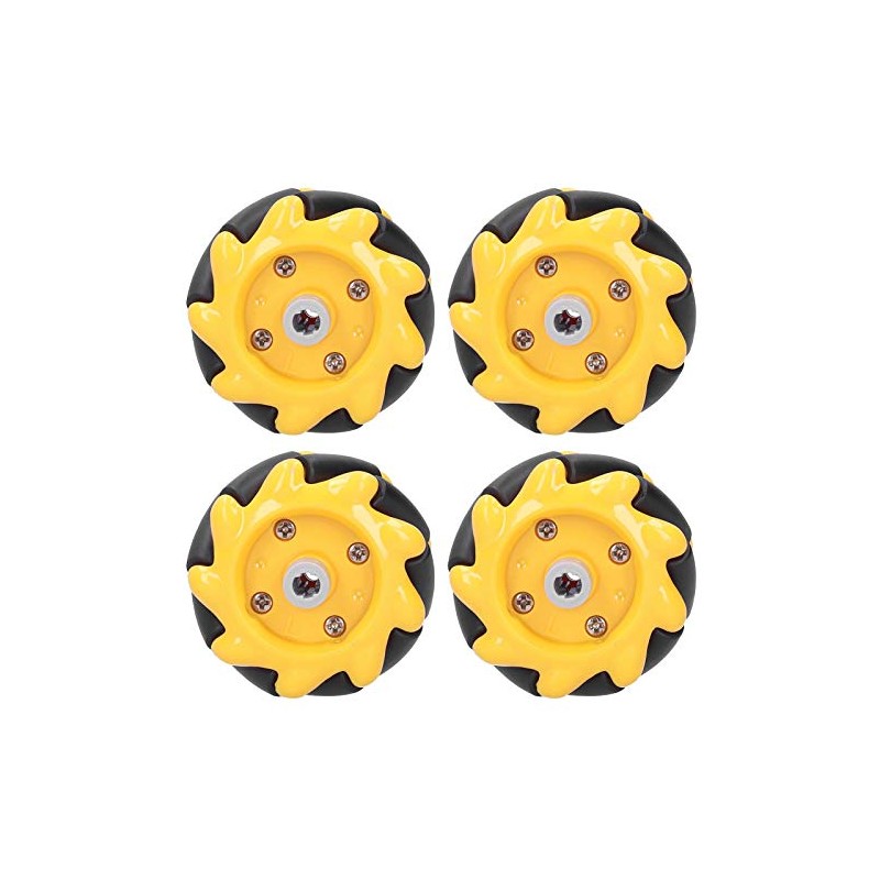 Mecanum Wheels, 1.9 inches (48 mm) Omnidirectional Wheels Smart Robot