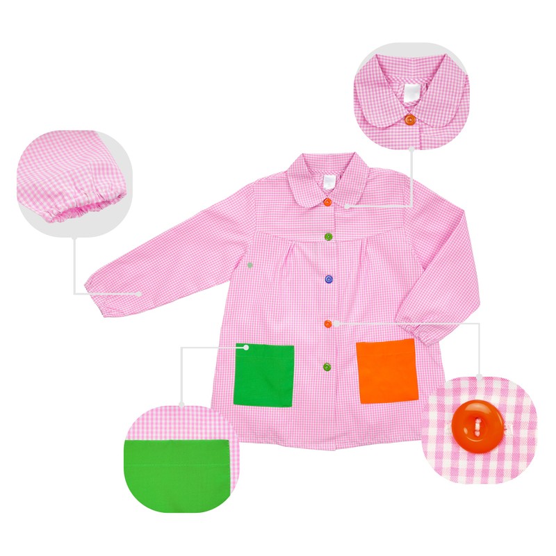 ETREXONLINE Kids School Painting Apron Craft Apron for Kids with