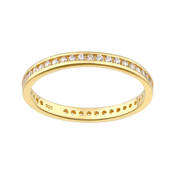 Old English Jewellers 9ct Yellow Gold on Silver Diamond Full