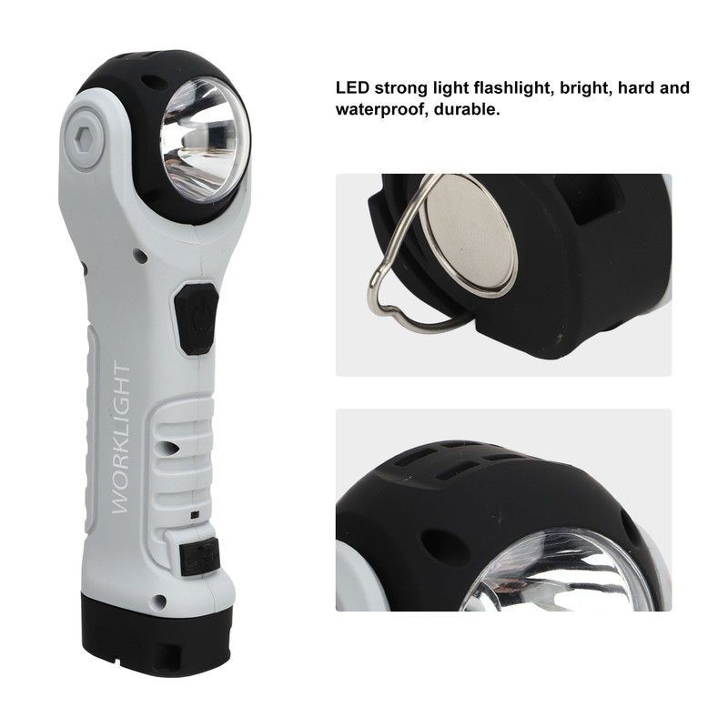 USB Rechargeable LED Flashlights Super Bright with Magnetic Base 360