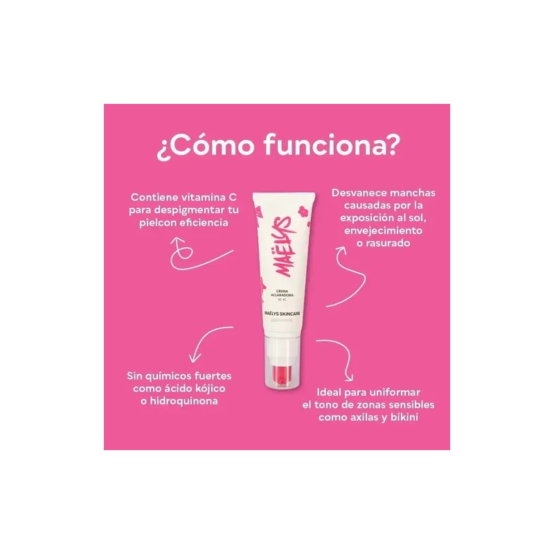 Crema Aclaradora 50ml, Maëlys Skincare