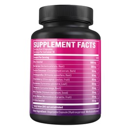 BMVINVOL Inositol Supplement - Myo-Inositol and D-Chiro Inositol Ideal 40:1 Ratio - Plus Berberine, Cinnamon, Ashwagandha + 5 More - 30 Capsules