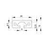 Aluminium profile 40x16S I-type groove 8 - standard lengths. -,