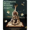 ROKR 3D Wooden Puzzles for Adults,Wooden Music Box Kits-Cello Wood