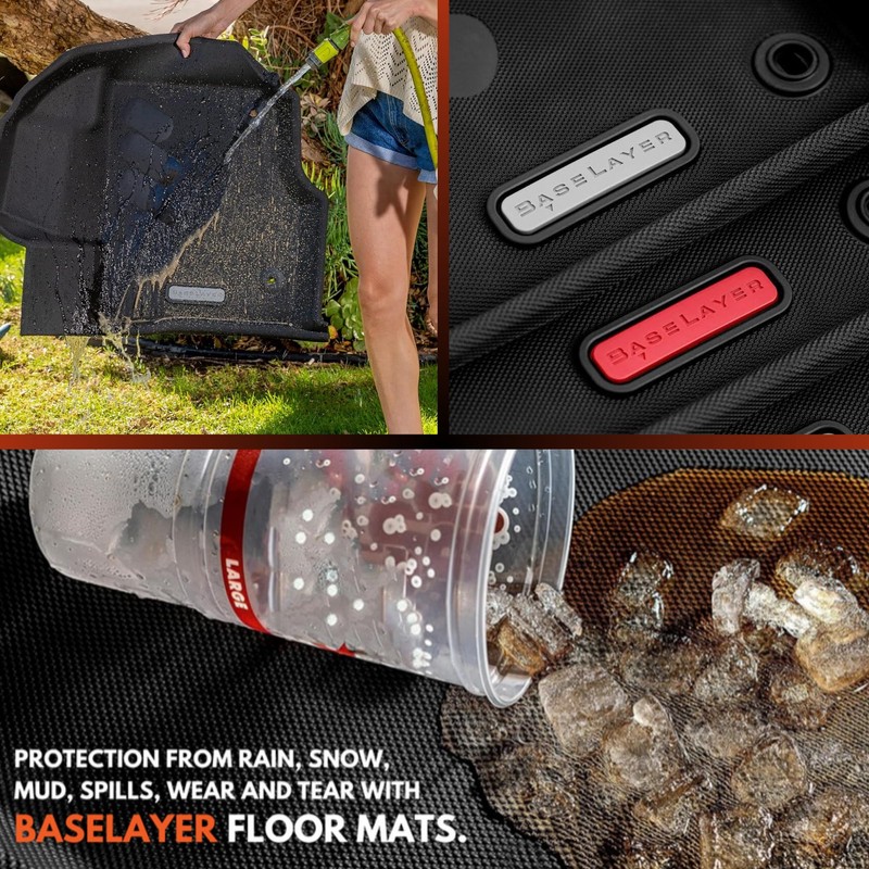 BaseLayer Floor Mats for Ford F250/350 Super Duty Crew Cab