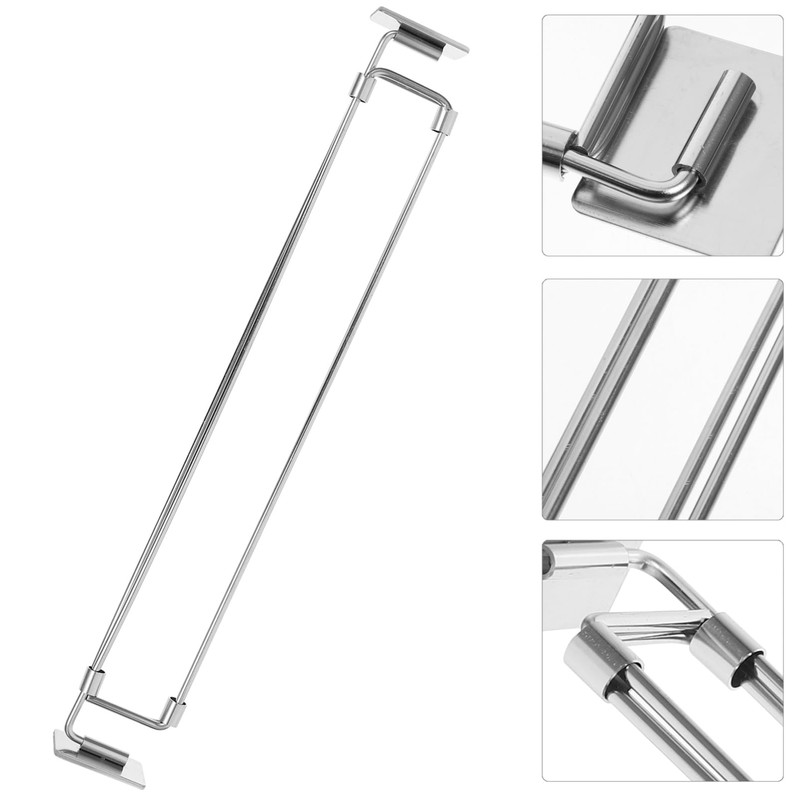 iplusmile 4pcs Rv Fridge Rod Stainless Steel Tension Rods for