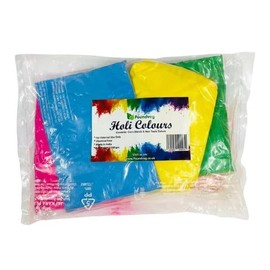 Holi Color, Festive Colours, Holi Powder, Parties, Pack of 5 (100gm each color)