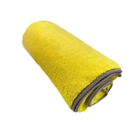 Microfiber Plush Car Drying Towel Cleaning Towels Super Absorbent Auto Detailing Towel (40 x 60 cm, Yellow)