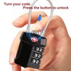 Blendura TSA Approved Luggage Locks, 2 Pack TSA Suitcase Locks,