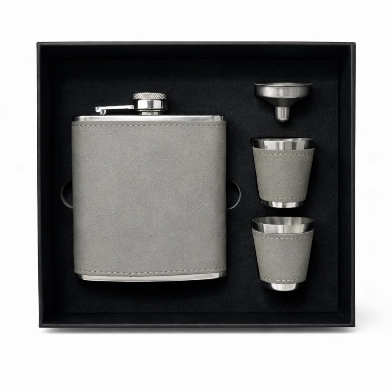 12 Sets Case Stainless Steel Whisky Hip Flask 6oz Portable