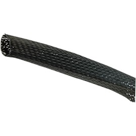 Expandable Braided Sleeving Black25M Cable Conduit and Hoses 1 Piece