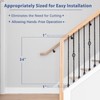 Gyykzz 9 Pack Iron Stair Balusters, 36" Balusters for Staircase