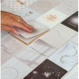 Reflection Mindful Ritual Cards | Mindset & Affirmation Deck, Daily Quotes, Meditation, Self Awareness | 50 Cards, Spiritual Gift