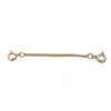 ANTOMUS® HEAVY DUTY 18K YELLOW GOLD VERMEIL STERLING SILVER CURB