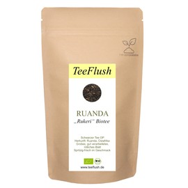 Ruanda OP Rukeri Organic Tea, 100 g, Black Tea, Harvest 2023, Growing Area: Rwanda, East Africa, Tea Garden Rukeri, Taste: Sparkling Fresh