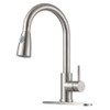 SHACO Kitchen Faucets with Pull Down Sprayer, Single Handle Stainless
