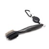 Golf Club Cleaning Brush and Groove Cleaner with Retractable Clip,