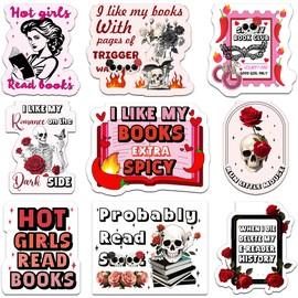 9Pcs Dark Romance Magnetic Bookmarks Funny Magnetic Bookmarks for Women Magnet Bookmark Clips Skull Rose Romance Magnets for Book Lovers Gifts Office School Supplies
