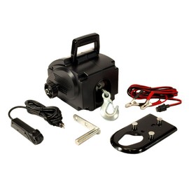 EDMBG 12 Volt Portable Winch - Remote Control - Vehicle, ATV, Boat Recovery