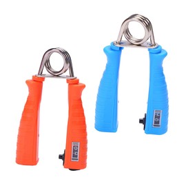 Totority 2Pcs Hand Gripper Arm Wrist Exerciser Fitness Grip Strength Trainer with Slip Handles for Gym and Daily Strengthening Random Color