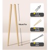 LOROTOCO 5 Pairs Kids Short Chopsticks 7inch Bamboo Reusable Training