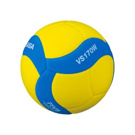 Mikasa VS170W FIVB Kids Ball VS170W-Y-B, Unisex Volleyballs, Yellow, 5 EU