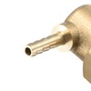 sourcing map Brass Hose Barbed Suitable for Elbows, 4 mm