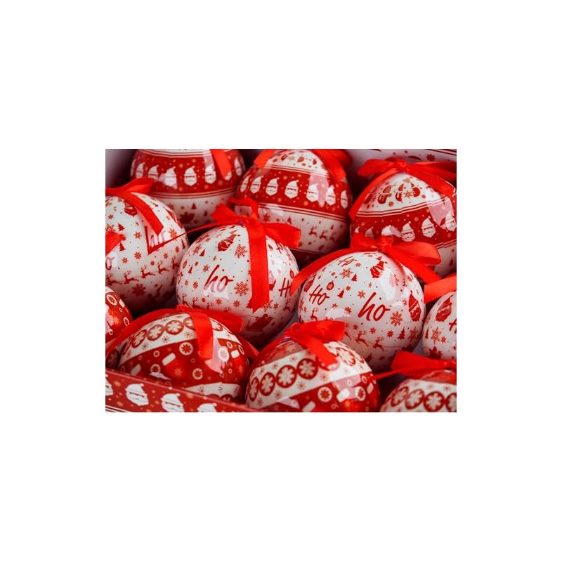 Nordic Scandinavian Christmas Baubles - Tree Decorations In Gift Box