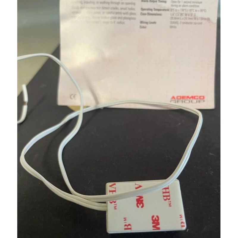 Honeywell ASC-SS1 2-Wire Glassbreak Shock Sensor, 8' Range, White