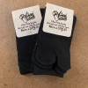 V-Toe Socks Women's Shoe Size 9-11 Men's 8-10.5 Black Flip
