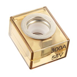 BOJACK Terminal Fuse 300A Marine Rated Battery Fuse (MRBF) 58V DC Max IP66 Waterproof for The Circuit Protection of Automobiles RVs Cranes Ships Charging Piles (300 Amp)