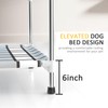 Bedside Window Dog Bunk Bed - Double Elevated Human Dog
