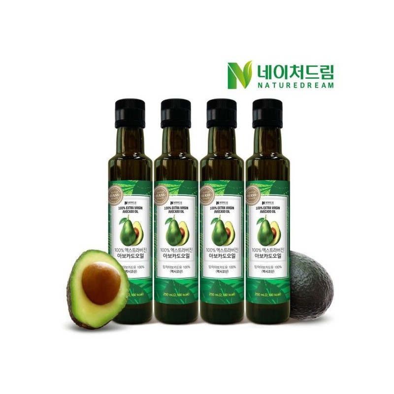 Nature Dream 네이처드림 아보카도오일 엑스트라버진 250ml x 4병 Nature Dream