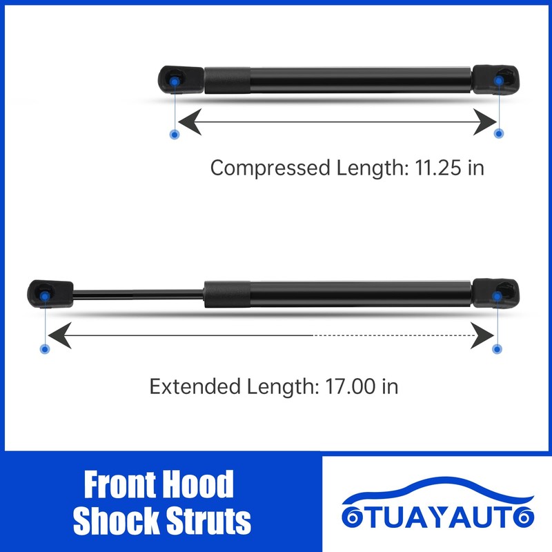 OTUAYAUTO Hood Struts Lift Support Replacement for Toyota FJ Cruiser