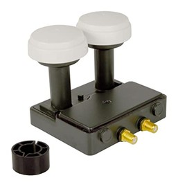 Premium X Monoblock Twin PXMB-6T LNB 0.1dB Astra 19.2° Hotbird 13° HDTV FullHD 3D UltraHD 4K Suitable for 2 Participants