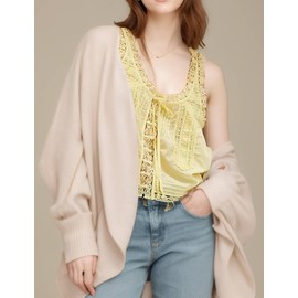 People Free Dupes Top，People Free Top, Women Sleeveless Ruffled Lace Tank Tops Boho Summer Vacation Tops Matcha Green