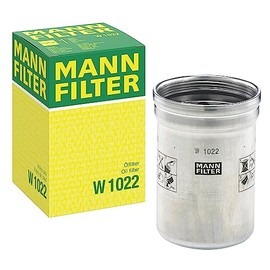 Original MANN-FILTER Oil Filter W 1022 - Spin-on lubricating oil filter - for industry, agricultural and construction machinery