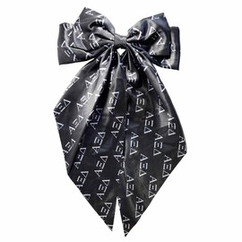 Sorority Shop Alpha Xi Delta Hair Bow, Large Polyester Greek Letters Hair Bow with Metal Clip, Alpha Xi Delta Sorority Accessory