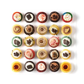 Baked by Melissa Cupcakes - Latest & Greatest - Assorted Bite-Size Cupcakes - 12 Flavors Include: Red Velvet, Triple Chocolate, Cookie Dough & More (25 Count)
