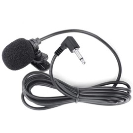 AKindle Mini lavalier Lapel Tie Clip-on 3.5mm Jack Condenser Collar Microphone Compatible for Crosstour ct8500 Action Camera