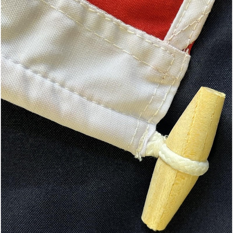 NWFlags Union Jack Hand Stitched Flag with Rope & Toggle
