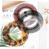 Outanaya 10pcs Flexible Circle Hair Combs Comfortable Stretch Hairbands for