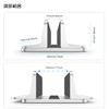 Laptop Stand Vertical Storage Holder Width Adjustable Aluminum Alloy Material