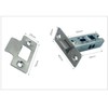Interior Door Tubular Latch Set, 65mm, 4-Pack with Strike Plates