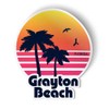 Squiddy Grayton Beach Florida - Vinyl Sticker (7" high)