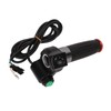 1Pair E Bike Throttle Grip 4 Lights Double Circle Accelerator